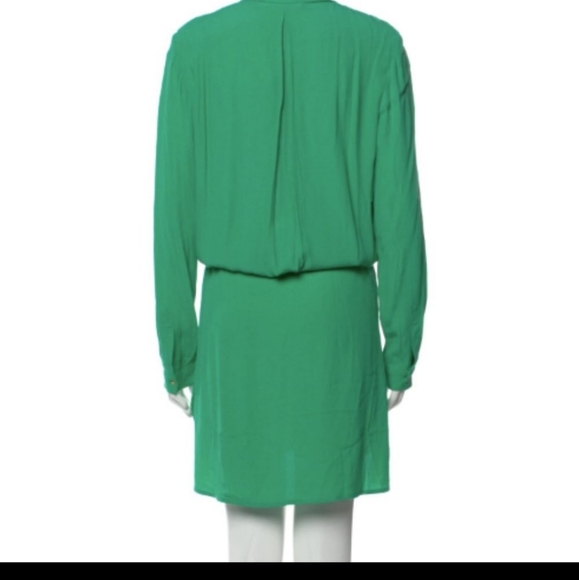Diane von Furstenberg Kelly Green Midi Dress - Blousen, Long Sleeve - Picture 4 of 10